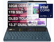 Lenovo - Yoga Book 9 13IMU9 13.3吋 (2024) (Intel Ultra 7-155U, 32GB+1TB SSD) 83FF000HHH, 香港行貨, 原廠三年保養