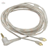 For Shure SE535 SE215 UE900 Headphones Replacement Transparent Audio Cable White