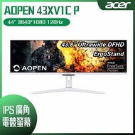 【10週年慶10%回饋】ACER 宏碁 AOPEN 43XV1C P 電競螢幕 (44型/3840*1080/32:9/120hz/1ms/IPS)