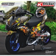 CUSTOM AEROX 155 FULL BODY DECAL - AEROX 155 DECAL LATEST MOTIF Kt04