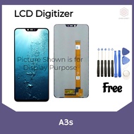 LCD Compatible For Oppo A3s LCD Glass Touch Screen Digitizer