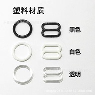 Plastic Figure 8 Hook Buckle 9 Circle Transparent Black Sling Underwear Adjustable Bra Buckle Should
