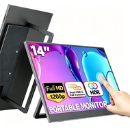 14-inch Touch Portable Monitor 1.5K HD 1920×1200 for Laptop Dual-Screen, 5/XSS/Switch Screen Mirrori