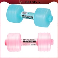 blesiya Water Dumbbells Gym Weights Bodybuilding Equipment Portable Fillable Weights for Easy Carryi