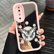Casing hp for VIVO V40 5G V40 Pro 5G V40 Lite 5G Y200 5G Y300 5G Case vintage Butterfly Pattern Casi
