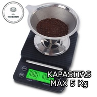 DIGITAL COFFEE TIMER SCALE 5 KG / 0.1 GR POUR OVER V60 SCALE