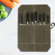 [svzfjuv] Chef Roll Bag Pouch Bag Storage Pockets Chef Case Chef Bag for Outdoor BBQ