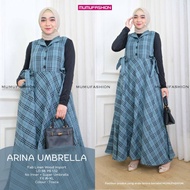 Tkg - ARINA ARISHA UMBRELLA Trendy Viral Women's Outer Gamis by Mumu Fashion Solo
