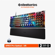 SteelSeries Apex Pro Optical Gaming Keyboard คีบอร์ดเกมมิ่ง ออปติคอล ไฟ RGB ปุ่ม US