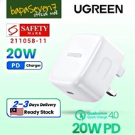💥Pd20W Charger UGREEN Fast Charge USB C Quick Charge 4.0 3.0 Charger Cable Type C to C Adapter Plug