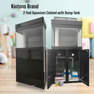 {2 Feet} Kintons Waterproof Aquarium Cabinet with Sump Tank Complete Set