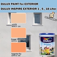 ICI DULUX INSPIRE EXTERIOR PAINT COLLECTION 18 Liter Apricot / Orange Cantaloupe / Tangerine Fizz
