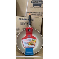28cm deep induction cooker pan, sunhouse induction cooker stir fry pan