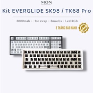 [Available] EverGlide Sk98/TK68 Pro 3 Mode Mechanical Keyboard Kit | Aluminum Plate | Reverse circui