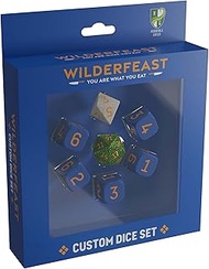 Modiphius Entertainment: Wilderfeast - Custom Dice Set - 7pc Unique Die Pack, (5X d6, 1x d8,1x d20),