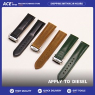 Apply To ORIS 08563 Watch Strap, Genuine Leather Replacement Band For Men & Women With Flat Connecti