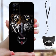 For Nubia Red Magic 6R Phone Case Black Technology Disassembly NX666J Men's Trendy Protective Cover 