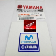 STICKER MARK LABEL LOGO MOVISTAR YAMAHA FACTORY RACING BOX 45MM YOUNGbiru BK6 F831Y 00 ORIGINAL