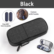 Travel Insulin Cooler Storage Bag Case with 2 Reusable Ice Compact for Diabetic Medication Packs Wat