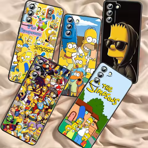 Simpsons Cartoon Fashion For Samsung Galaxy S24 S23 S22 S21 S20 FE S10 S10E Plus Ultra Pro Lite 5G B
