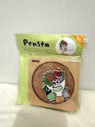 ✈️JR 東日本 🇯🇵 Pensta x Suica 企鵝 x 西瓜卡 限定  立體 杯墊 A