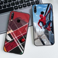 T-30 Spiderman Tempered Glass Casing for VIVO Y19 Y30 Y81 Y12 Y15 Y12i Y17 Y50 Y15S Y17S Y81s Case