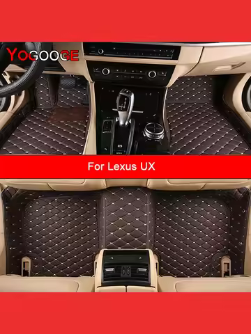 YOGOOGE Custom Car Floor Mats For Lexus UX UX200 UX250h E300 Auto Carpets Foot Coche Accessorie