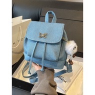 Denim Backpack Fashion Travel Small Backpack