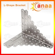 ANAA Stainless Steel Solid L Bracket Shape Angle Brace Shelf Drawer Cabinet Pendakap Keluli Tahan Karat Kabinet Laci