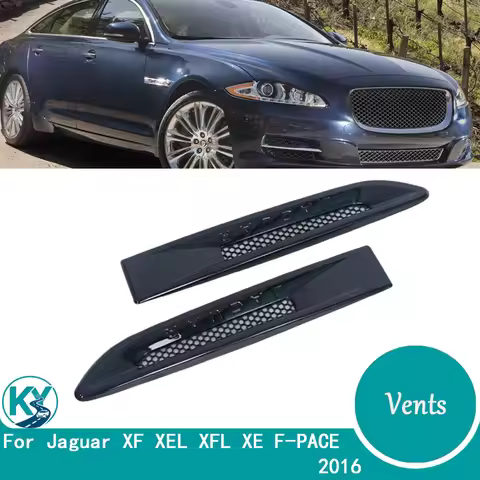 Front Side Fender Cover Trim 3D Sticker Exterior Car Accessories For Jaguar XF XEL XFL XE F-PACE 201