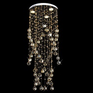 โคมไฟช่อ โคมไฟช่อคริสตัล โคมไฟระย้า ไฟห้อย รุ่น WL-86137-3CH มีให้เลือกแบบโคมเปล่า/พร้อมหลอด GU10