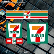 711 Convenience Store Creative Car Reflective Stickers 7 Aberdeen LOGO Motorcycle Electric Fun Spoof