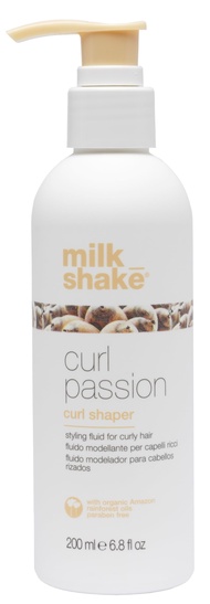 milk_shake Curl Passion Curl Shaper - Lifestyling Shaping Fluid for Curly Hair to Intensify Natural 