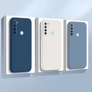 Solid color phone case Redmi Note 8 Full Protect Camera Lens Shockproof TPU Jelly Soft cover C7K