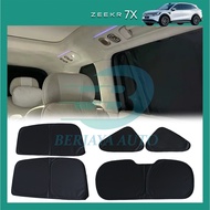 ZEEKR 7X (2025-2027) Window Sunshade Shield Rear Side Windshield Curtain Sun Shade Berjaya Car Acces