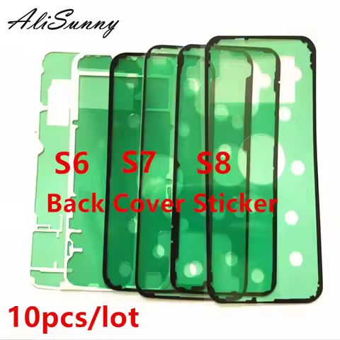 AliSunny 10pcs Back Housing Cover Sticker for SamSung Galaxy S6 S7 Edge S6Edge Adhesive Glue Back Gl