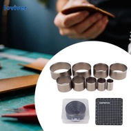 [Loviver] 9-piece Circle Cutter Tool Set, Circle Punching Tool, DIY Crafts, Craft Enthusiasts, Cutti