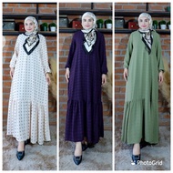 DRESS MUSLIMAH LABUH TREND TERKINI/ JUBAH MODEN AMBROIDERY/ JUBAH SIMPLE DAN MENARIK/ DRESS CANTIK DAN MENARIK