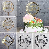 Acrylic Happy Birthday Cake Topper