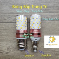 Super Bright Led Chandelier Decorative Bulb, 3 Super Bright Modes E14 - E27, Corn Bulb