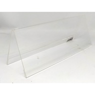 Acrylic Table Nameplate 2 Sides 6x9 cm