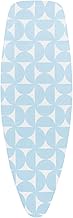 Brabantia Size D (53 x 18 inches) Replacement Ironing Board Cover with Durable Foam Layer (Fresh Breeze) Easy-Fit, 100% Cotton