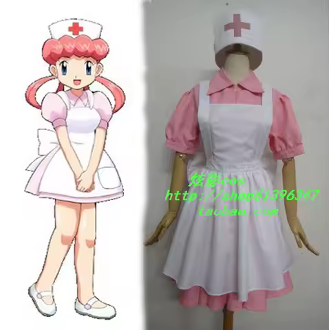 Nurse Joy Cosplay Costume 11 for Halloween Christmas