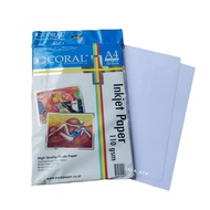 Inkjet MATTE A4 PHOTO PAPER 110gsm 10 Sheets CORAL PHOTO PAPER