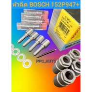Diesel Injector 947+ Bosch. Complete Set Of 4 Tips + Genuine Ring + Cover For Vigo Dmax Navara trito