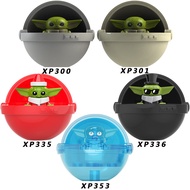 Star Wars The Mandalorian Little Yoda Master with Baby Warehouse KT1039 Building Block Minifigure 92