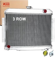 3 Row Aluminum Radiator Replacement for 1972-1986 Jeep CJ5 CJ6 CJ7 J10 1981-1985 Jeep Scrambler 1973