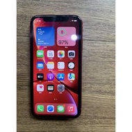 Apple iPhone XR 128G 紅色 6.1吋 9.6成新, 電池：100% (B181)