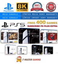 Playstation 5 Slim PRO 2TB  Digital Version / PS5 Slim 1TB Disc / - New - 15months Malaysia Sony War