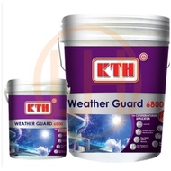 KTH Exterior Paint Weather Guard / Weathershield / Weatherbond 6800 - Cat Luar - 5 Liter / 18 Liter